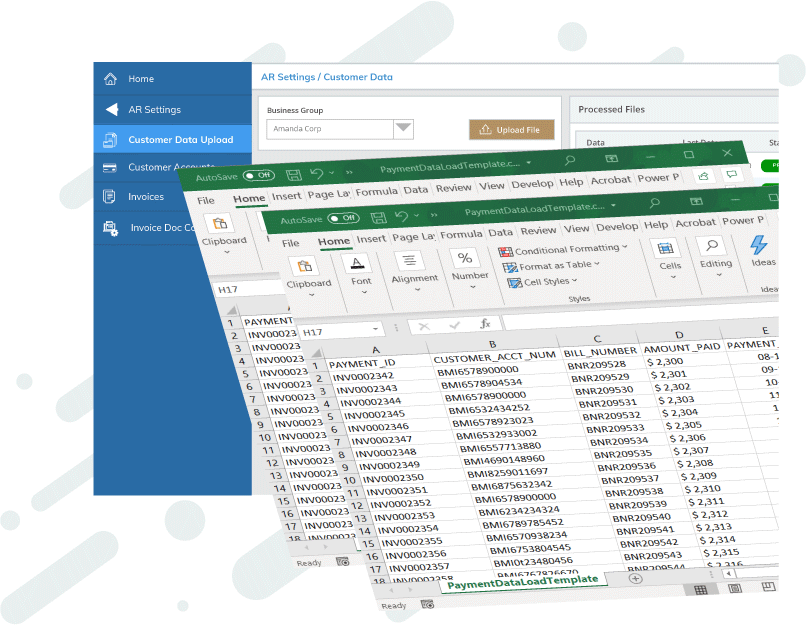 Integration API
              Implementation Method:
              Simple CSV file Upload/
              Download.